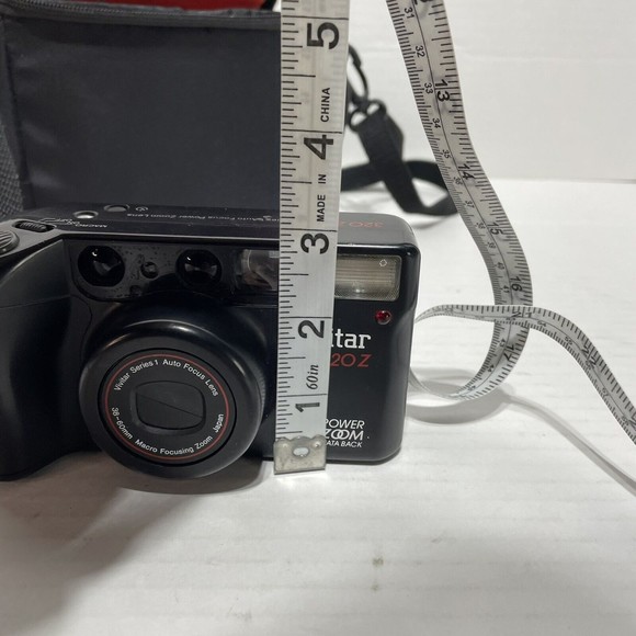 FILM CAMERA, Vivitar 320 Z, Auto Focus Lens Power Zoom 35mm With Case Vintage - Picture 7 of 8